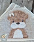 Kapuzenhandtuch Otter
