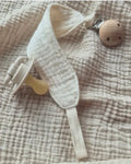 Schnullerkette Pure Line – Bio-Musselin